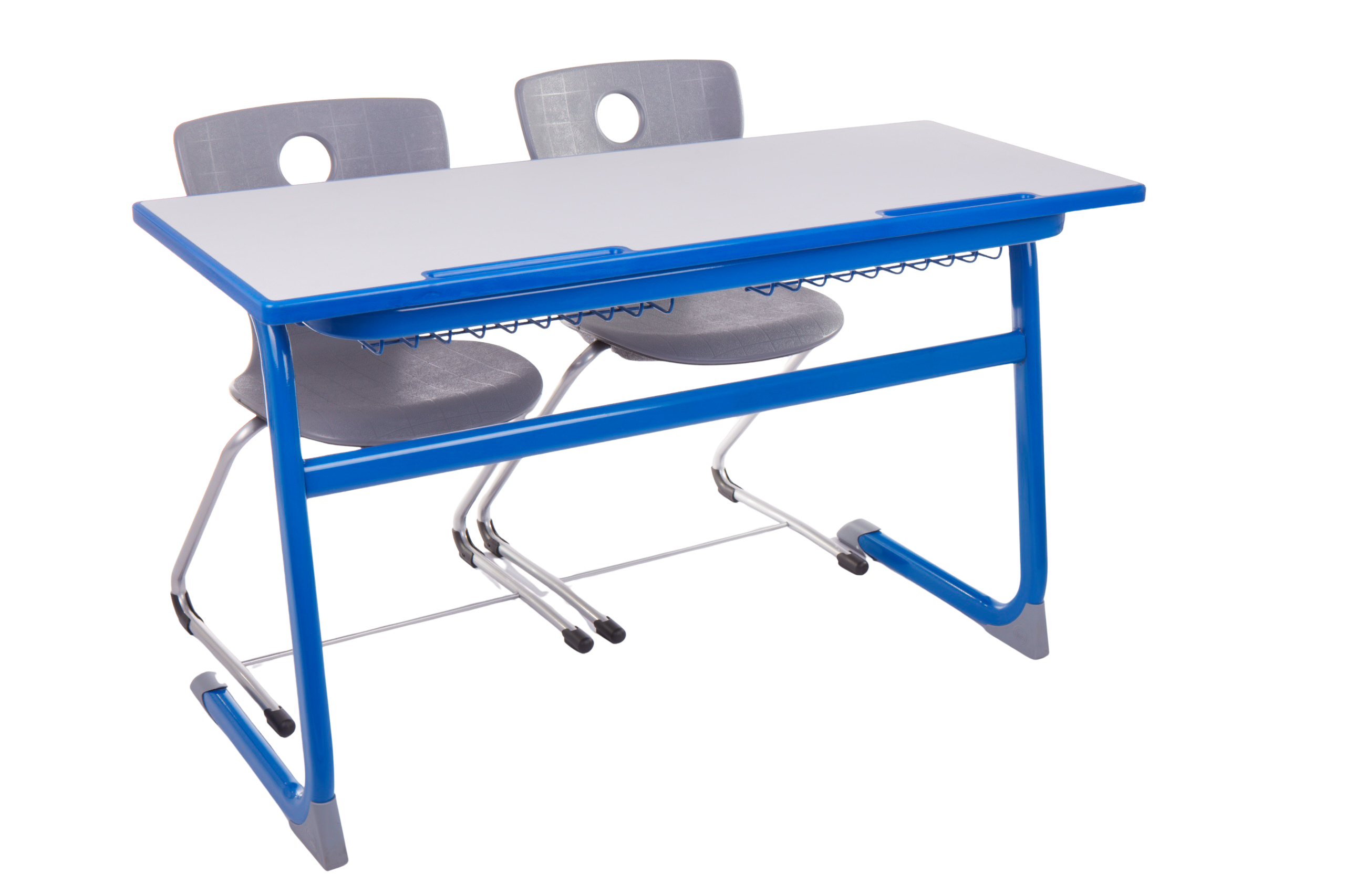 Double Seater Desk & BIT Chair Z-TYPE (L)