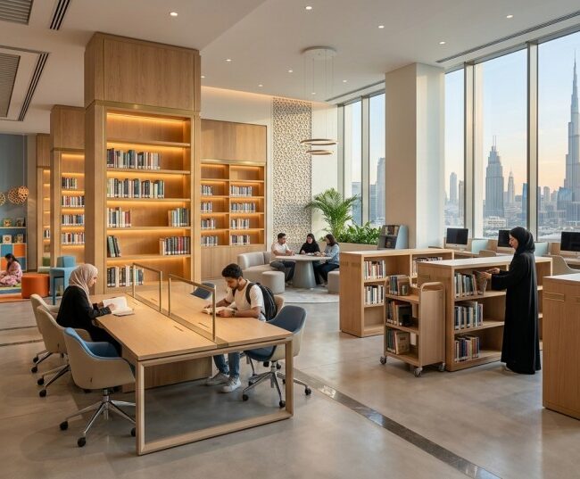 Library Furniture Manufacturer in Dubai