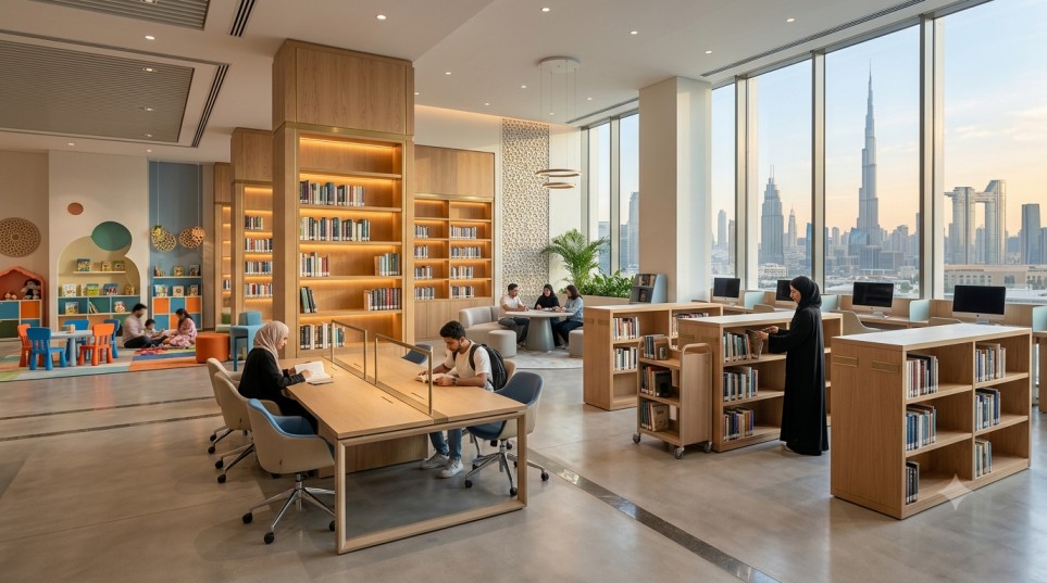Library Furniture Manufacturer in Dubai